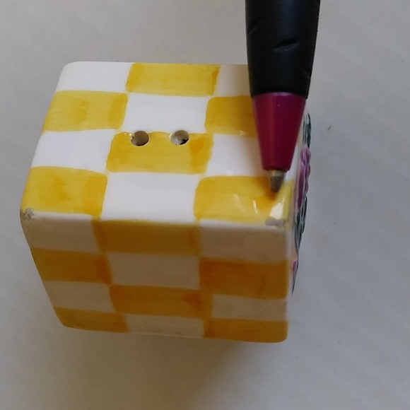 Floral Ceramic Birdhouse Napkin Holder with Salt & Papper Shakers Set of 3 - Picture 8 of 13